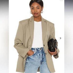 Anine Bing Light Quinn Blazer
